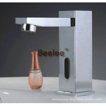 Faucet automático quadrado da bacia do sensor do bronze (qh0116)